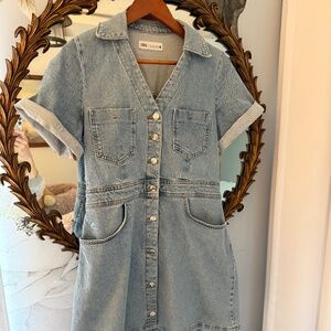 Zara denim dress